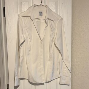 Brooks Brothers Classic White Button Down Shirt